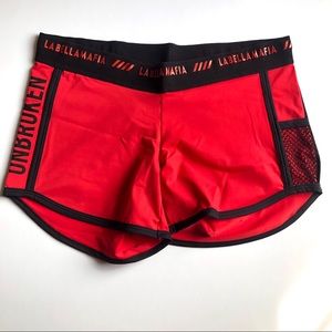 Labellamafia Fitted gym shorts